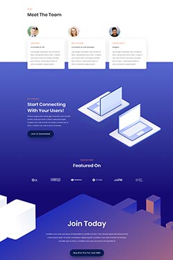 Hosting Company Layout Preview