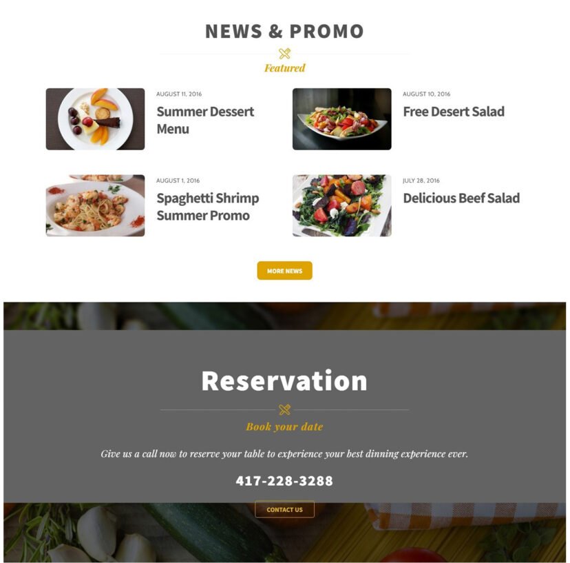 Restaurant WordPress eCommerce Themes | Restaurant Theme