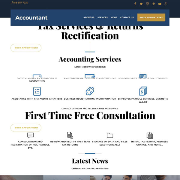 accounting software theme
