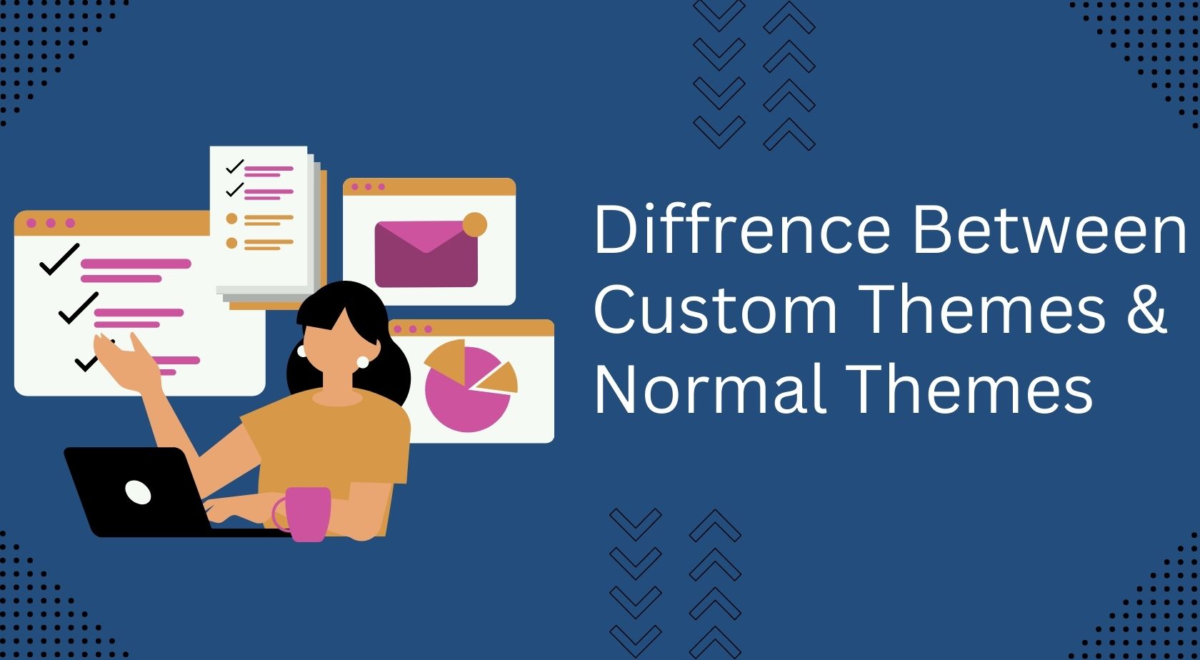 Diffrence between Custom theme and normal theme
